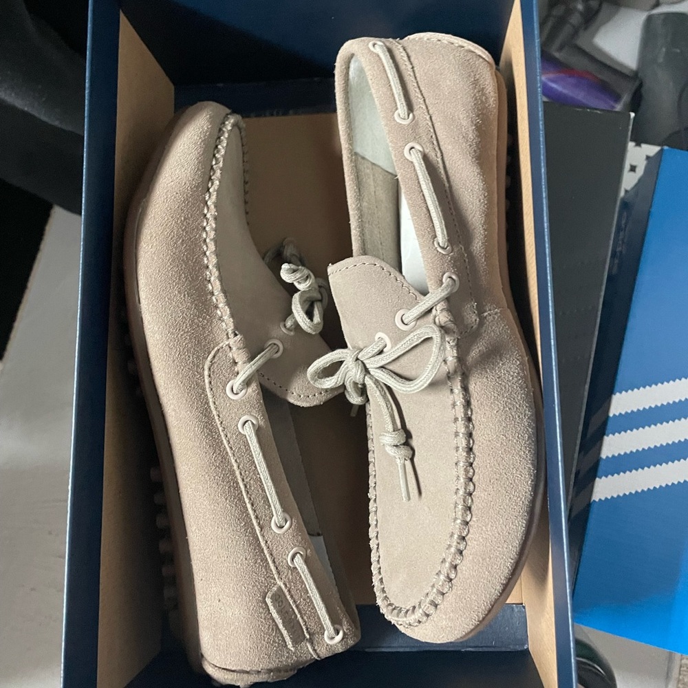 Cole Haan Suede Boat Shoes